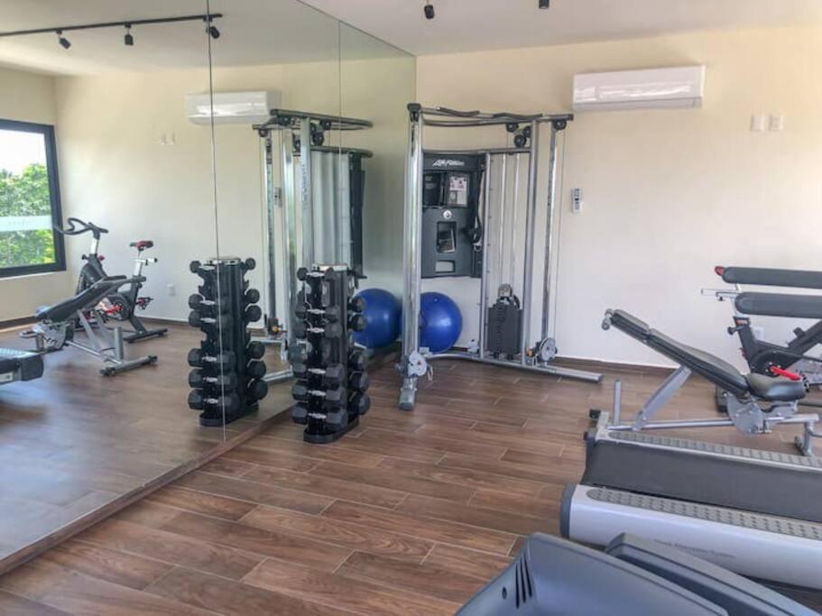 Suit Next To The Common Top Roof Exclusive Building Kingsize Bed 2 Super Pools, Gym, Grill Тулум Екстер'єр фото