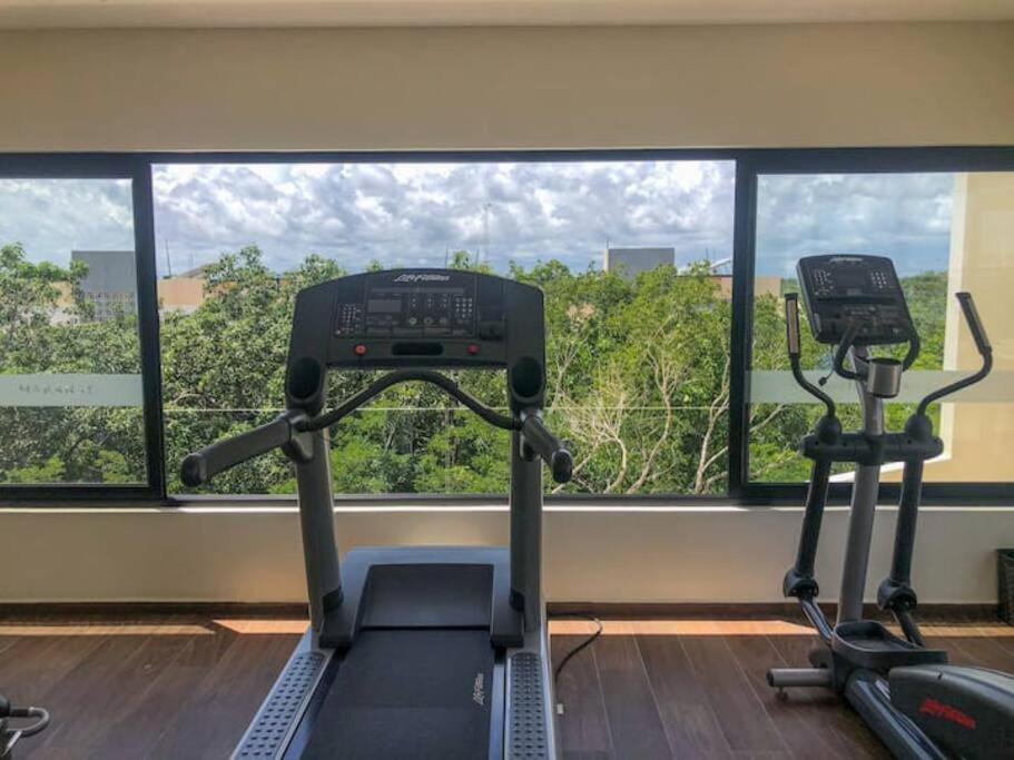 Suit Next To The Common Top Roof Exclusive Building Kingsize Bed 2 Super Pools, Gym, Grill Тулум Екстер'єр фото