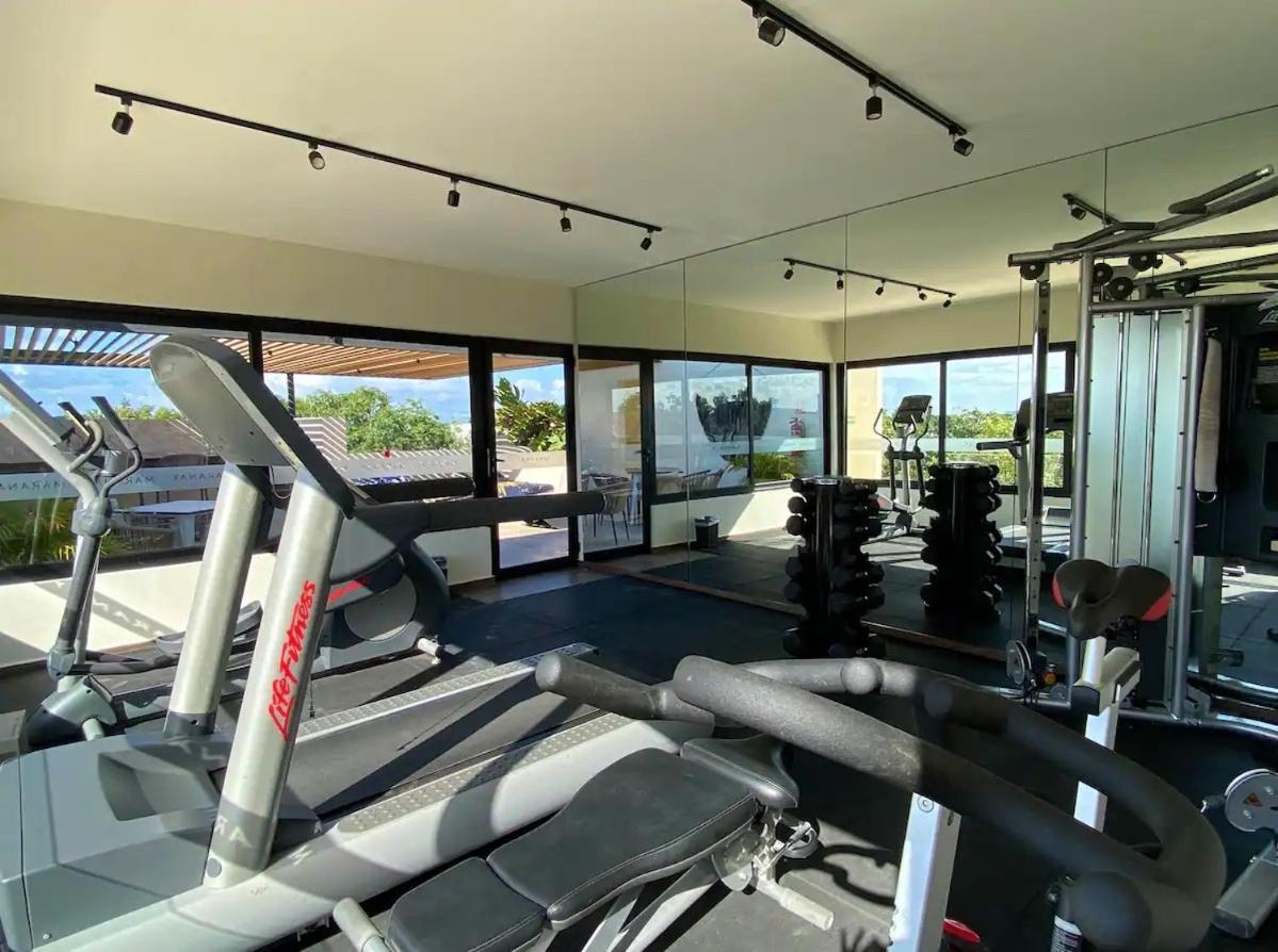 Suit Next To The Common Top Roof Exclusive Building Kingsize Bed 2 Super Pools, Gym, Grill Тулум Екстер'єр фото