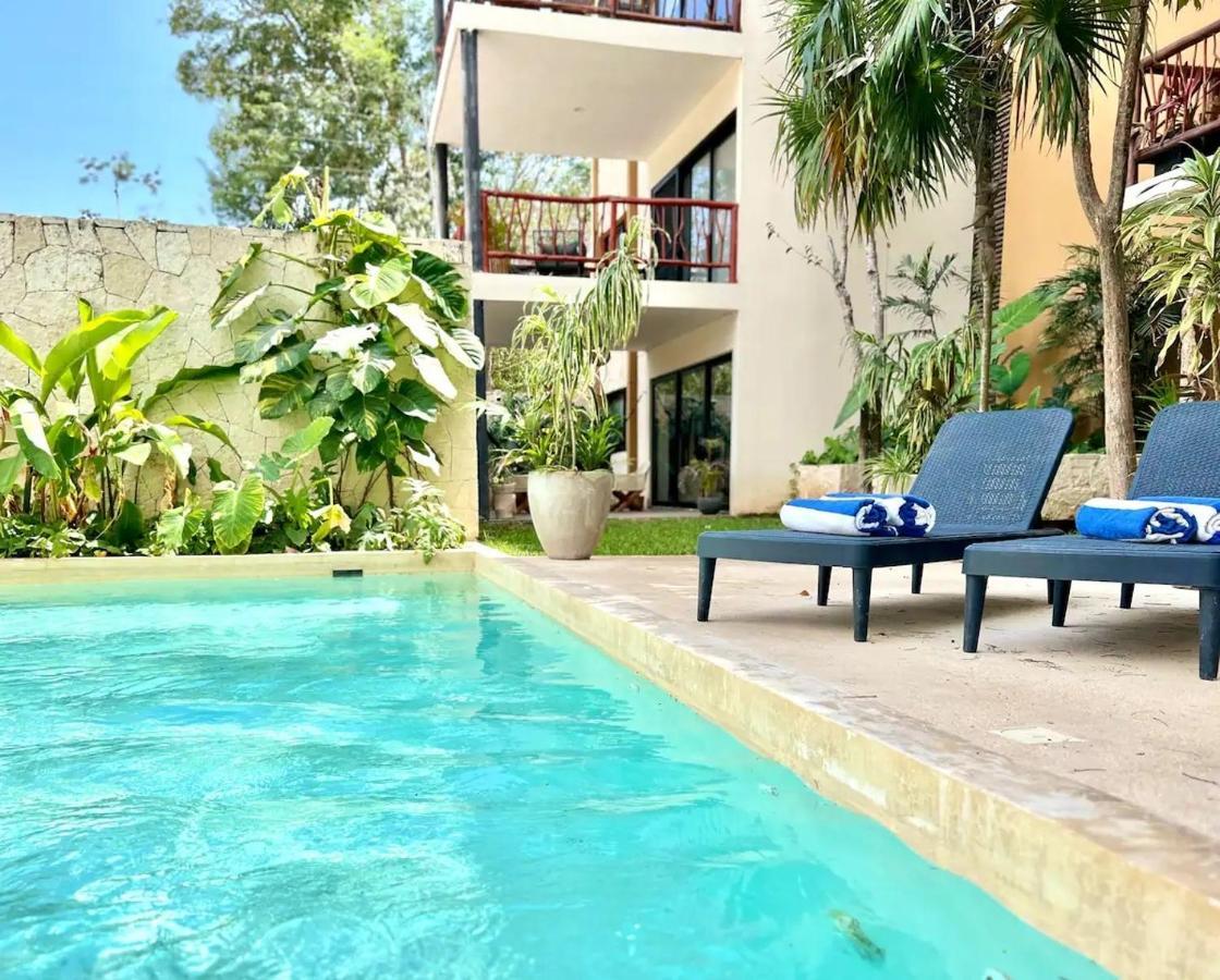 Suit Next To The Common Top Roof Exclusive Building Kingsize Bed 2 Super Pools, Gym, Grill Тулум Екстер'єр фото