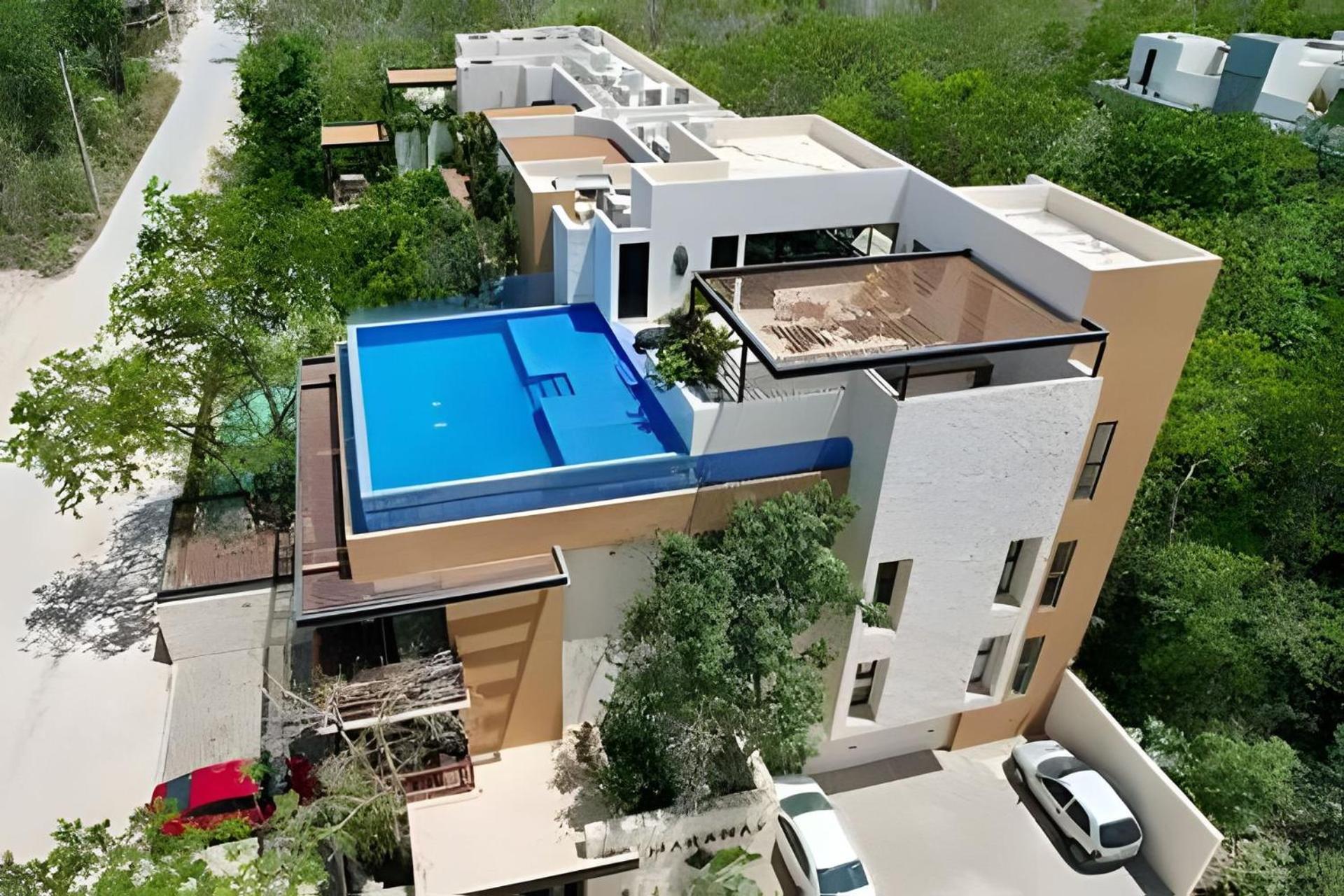 Suit Next To The Common Top Roof Exclusive Building Kingsize Bed 2 Super Pools, Gym, Grill Тулум Екстер'єр фото