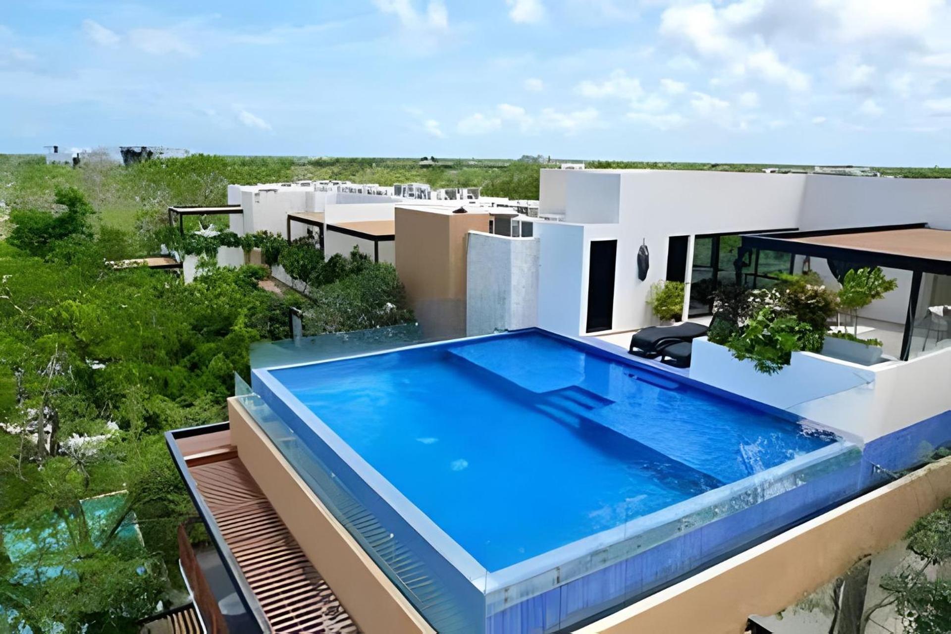 Suit Next To The Common Top Roof Exclusive Building Kingsize Bed 2 Super Pools, Gym, Grill Тулум Екстер'єр фото